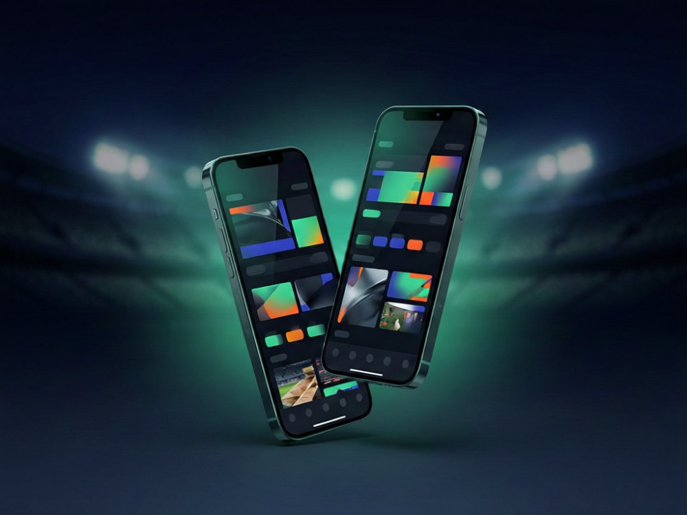 移动端赛事直播与数据 App 界面